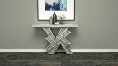 Senior and High Standard Mirrored Furniture Console Table with Mirror Set