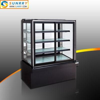 Commercial 4 Shelves Refrigerated Cake Display Case and Cake Showcase