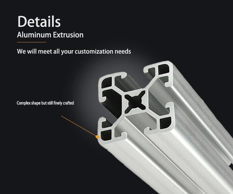 Aluminium Extrusion Profile Wardrobe Frame Champagne Silver Anodizing
