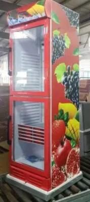 The Best Single Door Vertical Drinks Refrigerator Commercial Glass Display Showcase Upright Fridge for Sale