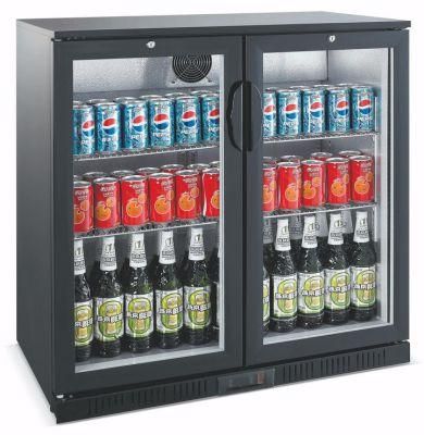 Low Noise Countertop Display Fridge Beer Showcase for Bar Supermarket