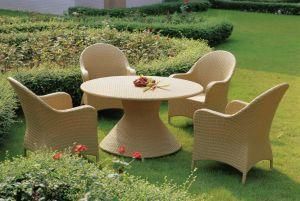 Outdoor Garden Dining Chair Set with Aluminum Frame