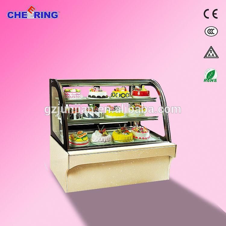 Upright Movable Refrigerated Cake Display Cabinet