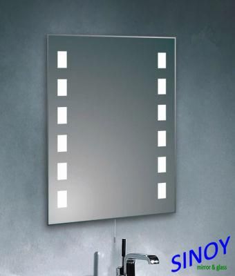 Sinoy Decorative Sandblasted / Frosted Clear Silver Mirror Glass, Mirrors That Designed for Producing LED Mirrors