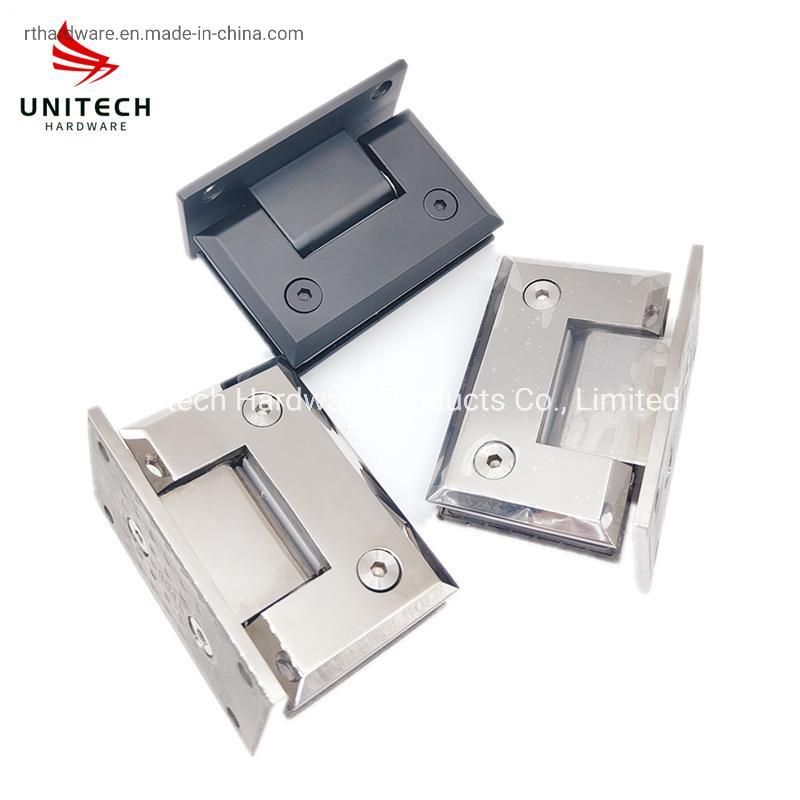 90 Degree Wall to Glass SS304 Glass Cabinet Hinge