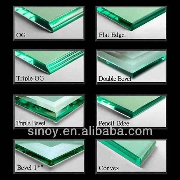 Bevel Glass Mirror Tile with Edge Grinded Shapes for House Decoration