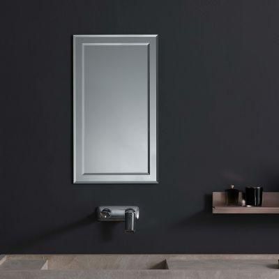 Silver IP44 High Standard Bathroom Furniture White Floor Mirror with Good Price