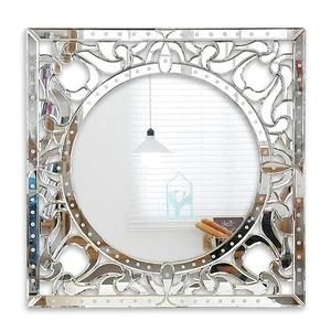 Smartness Bathroom Mirror Oval Crushed Wall Mirror with SGS Certification