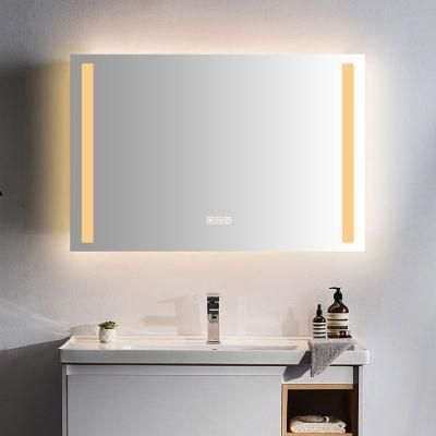 China Custom Bathroom Wall Mount Touch Screen Smart LED Mirror for Hotel Bathroom