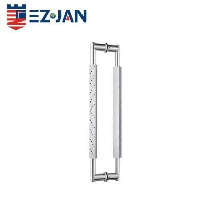 Stainless Steel Polished Double Side Tempered Glass Door Pull Handles