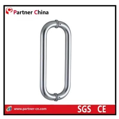 Stainless Steel 304 Double Side Tempered Glass Door Pull Handle