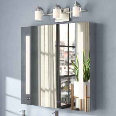LED Mirror Cabinet Home Decor Bathroom Vanities Aluminum Profile/Wooden Bathroom Cabinet Medicine Cabinet