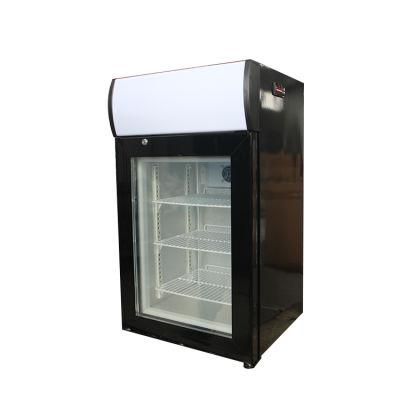 50L Glass Door Ice Cream Showcase Upright Display Freezer (SD-50L)