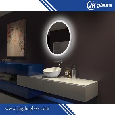 Hot Sale Illuminated Bathroom Wall Mounted Aluminum Back Frame 110-220V Bathroom LED Mirror