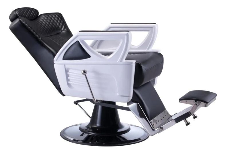 Hl-9285 Salon Barber Chair for Man or Woman with Stainless Steel Armrest and Aluminum Pedal