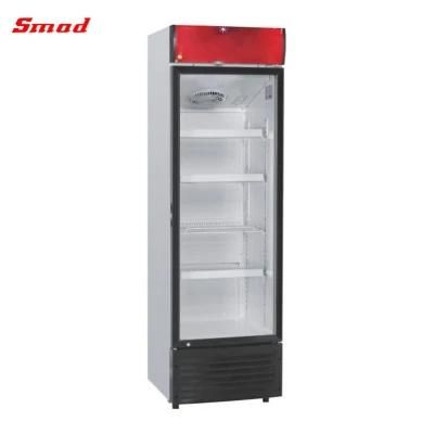 Stand Glass Display Cold Chiller Refrigerator Beer Showcase