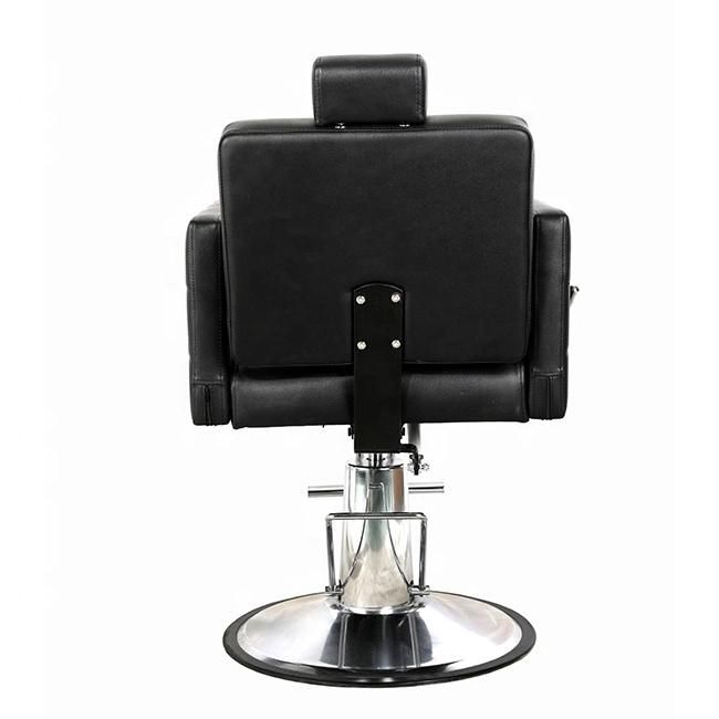 Hl-1151 Salon Barber Chair for Man or Woman with Stainless Steel Armrest and Aluminum Pedal