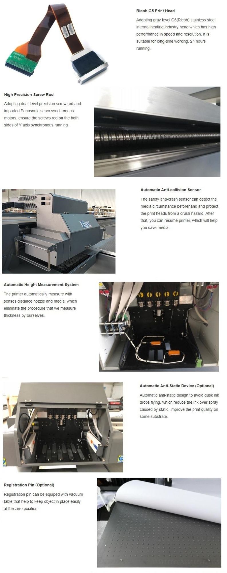 Ntek Glass Printer Glass Printing Machine Yc2513L