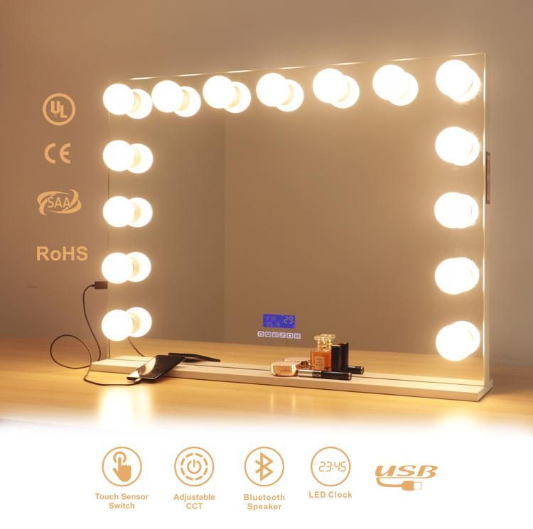 Home Decoration Hot Selling Desktop Hollywood Makeup Cosmetic Mirror