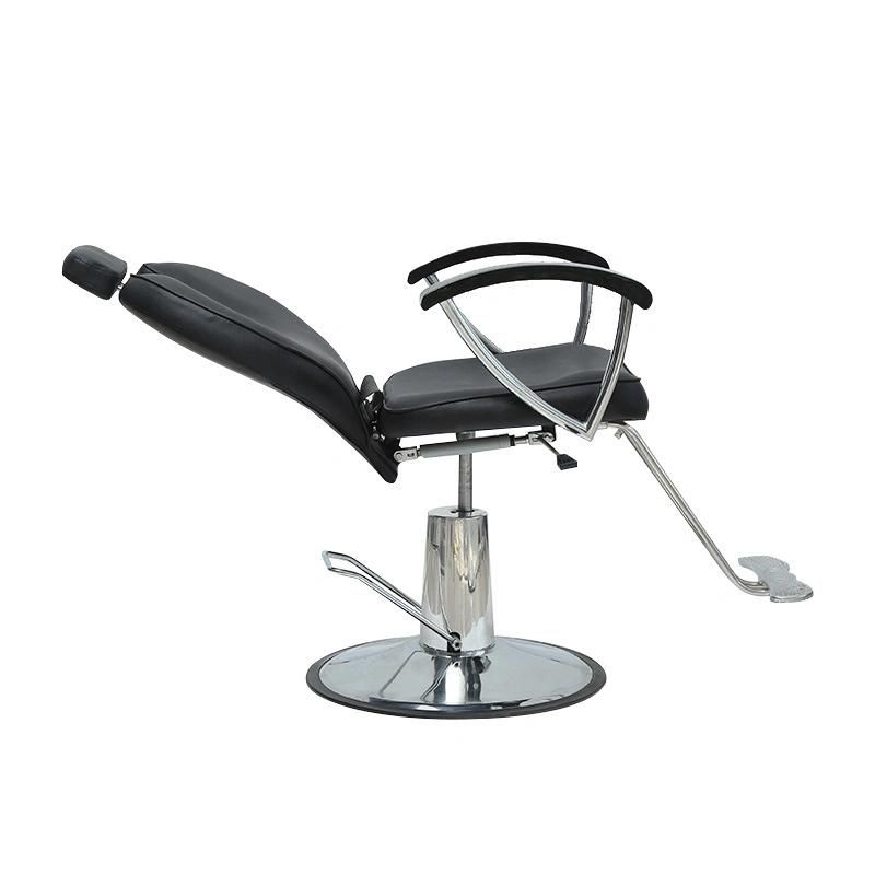 Hl-1161 Salon Barber Chair for Man or Woman with Stainless Steel Armrest and Aluminum Pedal