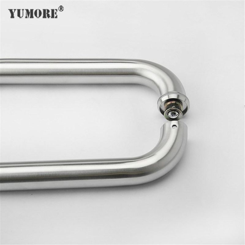 Customized Modern Staineless Steel Satin Glossy Glass Show Door Handle