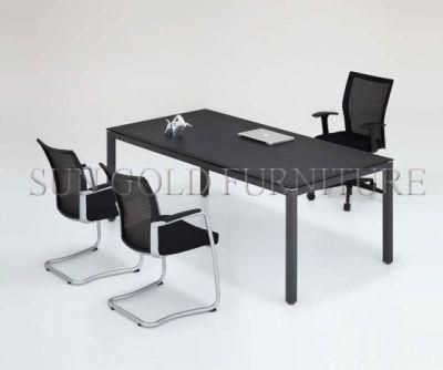 Hot Sale Black Office Small Conference Table (SZ-MT095)