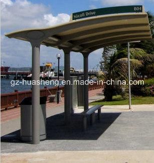 Bus Shelter with Light Box for Adv (HS-BS-E-041)