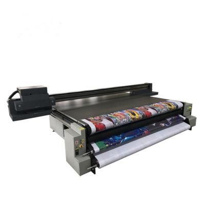 Ntek Yc3321r Flatbed with Roll to Roll UV Printing Phone Case Printing Machine for Plywood