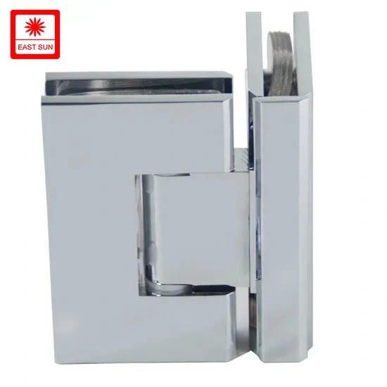 Adjustable 90 Degree Glass to Glass Solid Bathroom-Hinges (ASH-204)