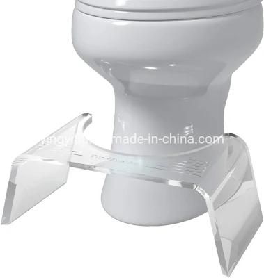 High Quality Acrylic Toilet Bathroom Stool