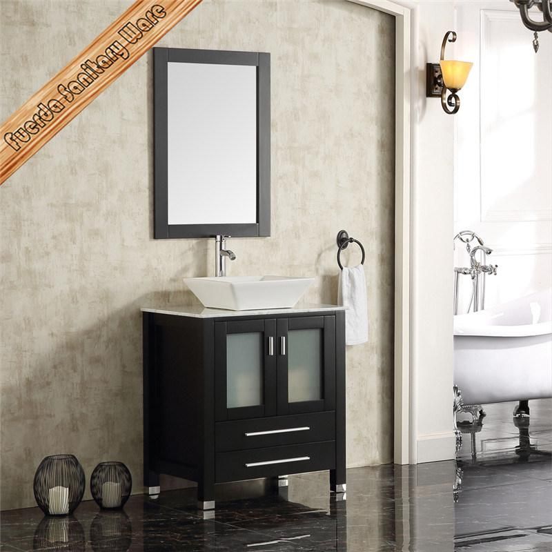 Free Standing Glass Door Bathroom Vanity