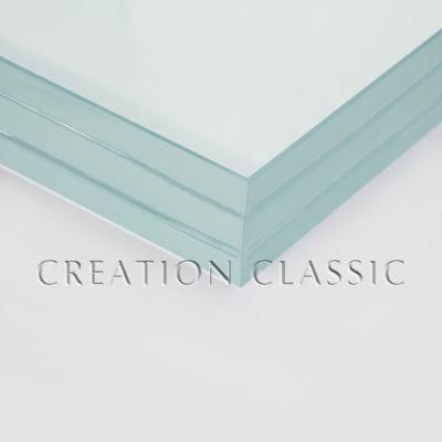 Tempered Ultra Clear Glass Safety Glass for Big Building Curtain Wall