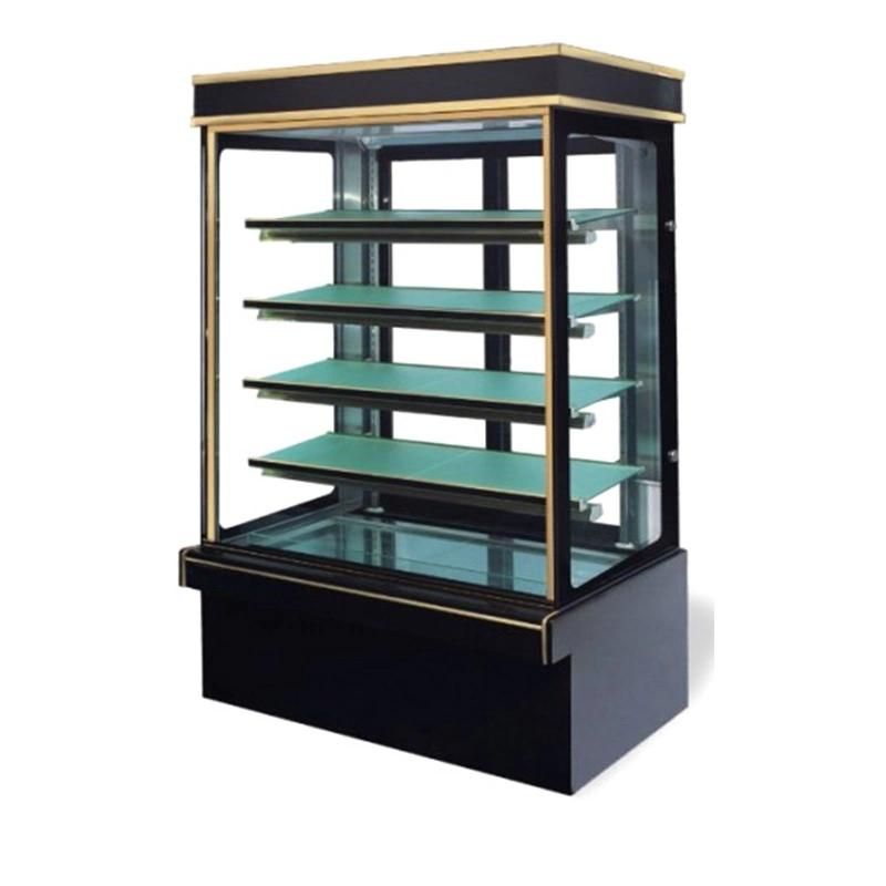 Glass Vertical Display Cake Refrigerator Showcase Cooler with Temperature +2~+8degree C