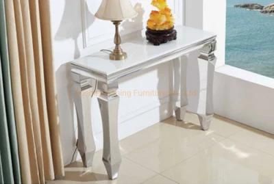 Hotel Modern White Side Table Hot Home Door Desk Furniture Console Table for Decoration