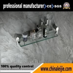 Elegant Stainless Steel Glass Shelf for Bathroom Accessories (LJ55013)