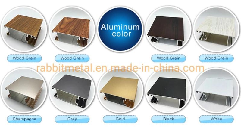 New Design Extruded Aluminum Kitchen Door Frame, C Channel Aluminum Profile Drawing for Kitchen