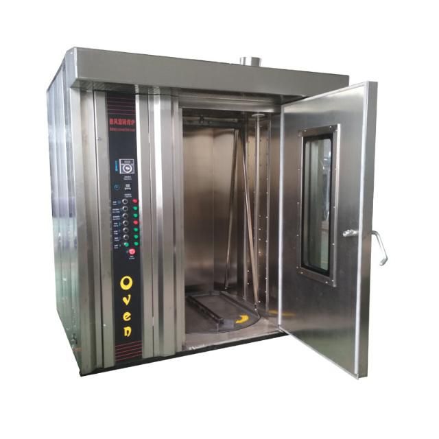 32/64 Trays Good Price Large Double Rack Door Type for Bakery Toast Cookies Electric/Diesel/Gas Rotary Oven