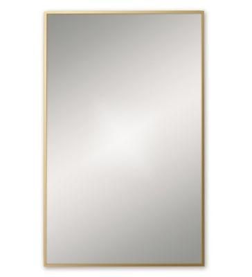 Hot Sale Home Morden Simple Home Wall Decorative Bathroom Vanity Rectangle Framed Metal Mirror