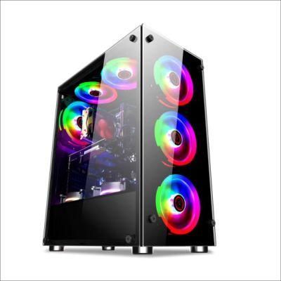 Tempered Glass Computer Gaming Case PC Cabinet for Gamer