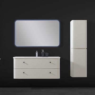 Plywood Painting Bathroom Cabinet Combo OEM with LED Mirror
