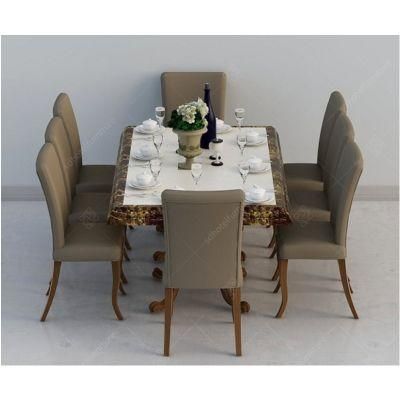 Strong Wooden Top Hotel Restauran Dining Room Furniture