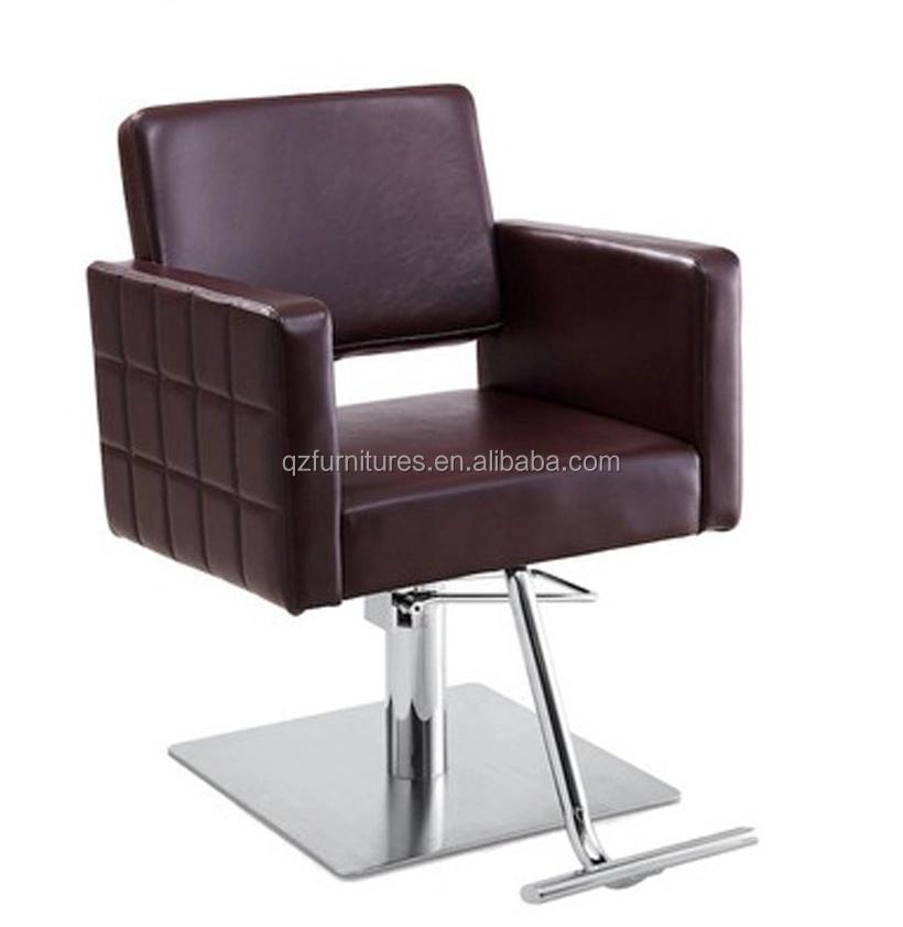 Hl-1168 Salon Barber Chair for Man or Woman with Stainless Steel Armrest and Aluminum Pedal