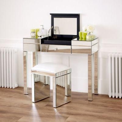 Simple and Factory Price Brand Full Mirrored Dressing Table Set