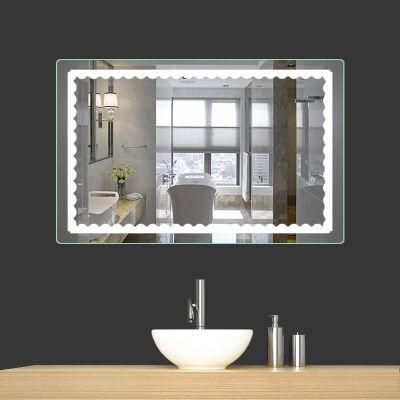 Hotel Bathroom 5000K Dimmer Light LED Backlit Mirror with Touch Sensor