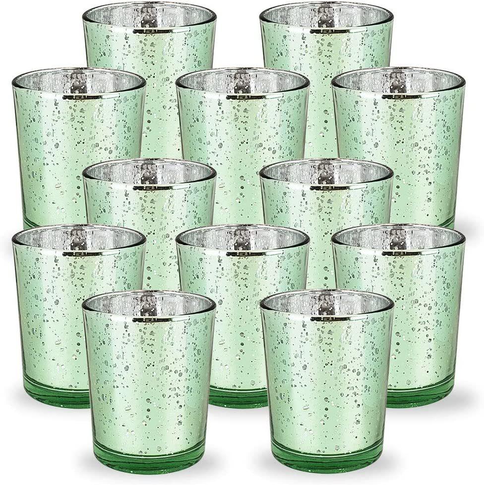 Home Decoration Sprayed Color Glass Candle Holder with Box Candle Jar Candle Holder