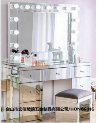 Safety and Brand Practical Console Table and Mirror Set