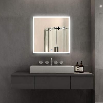 Luxury Home Decorative Smart Mirror Wholesale LED Bathroom Backlit Wall Glass Vanity Mirror Copper Free Mirror Three Color Switch