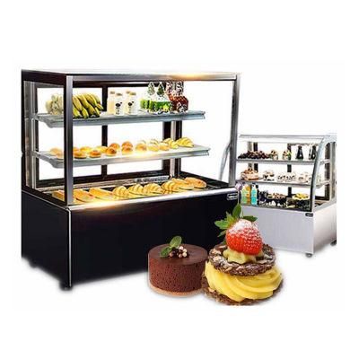 Customized Floor Standing or Table Top Cake Showcase/Display Freezer/Bakery Display Cabinet