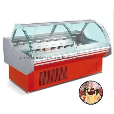 Commercial Butchery Refrigerator Showcase Freezer for Meat Shop