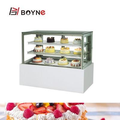 Bakery Display Cabinet with Marble Base Defog Showcase